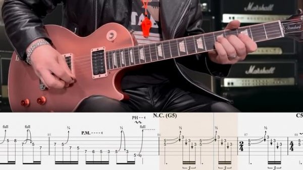 Guns N’ Roses - Paradise City Cover (Табулатура) Guitar Tutorial TABS