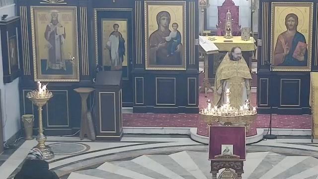 18.12.2025 Божественная Литургия. Четверг. Седмица 28-я по Пятидесятнице. смотреть онлайн