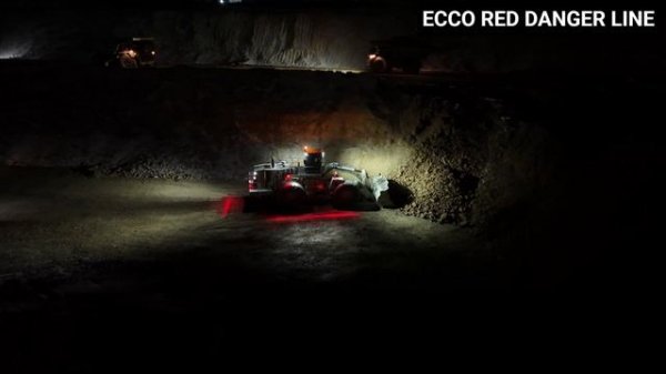 Safety Mining: Ecco Красная Опасная Линия CAT_992