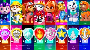 Мультики для Детей Щенячий Патруль Tiles Hop - КРЕПЫШ, ЛИБЕРТИ, МАРШАЛЛ, СКАЙ, ГОНЩИК