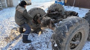 Тяжелый ремонт подвески на Зил-131 по низу рынка!