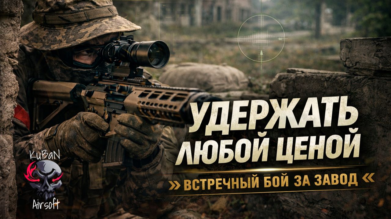 Удержать любой ценой | Встречный бой за Завод | Страйкбол