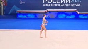 Упражнение со скакалкой. Финал ЧР по художественной гимнастике 2025