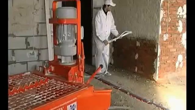 Механизированная штукатурка стен Knauf MP 75 смотреть онлайн