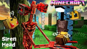 📢 СИРЕНОГОЛОВЫЙ 📢 - против ФОНАРЕГОЛОВОГО В МАЙНКРАФТЕ.