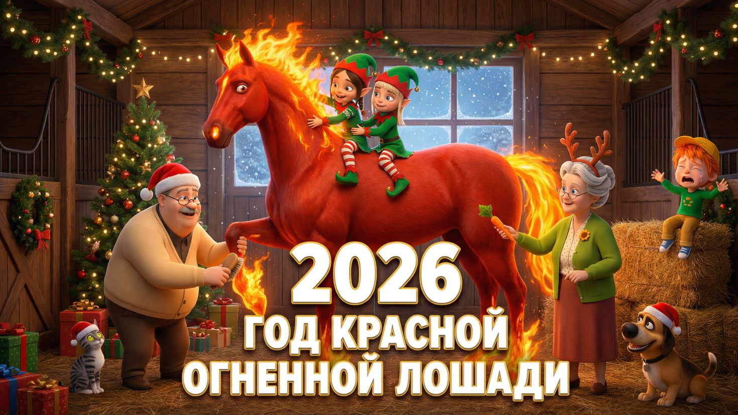 2026 год Красной Огненной Лошади — значение, традиции, символ года, прогноз и интересные факты смотреть онлайн