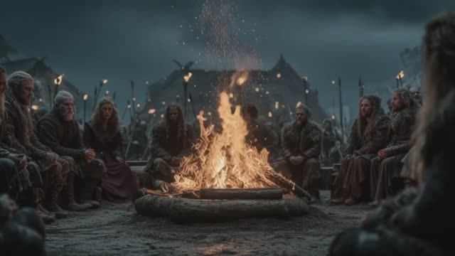 Боевые костры - Расслабляющая музыка викингов, фоновая музыка для отдыха смотреть онлайн