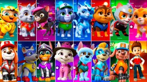 Мультики для Детей Щенячий Патруль КОТЫ Tiles Hop - МАРШАЛЛ, РОККИ, ГОНЩИК, СКАЙ