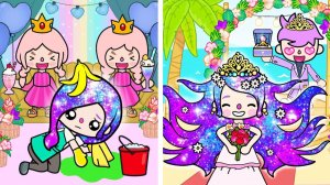 НИЩАЯ СТАЛА ПРИНЦЕССОЙ #tocalifeworld #tocaboca