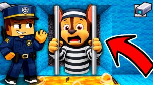 ЗЕРО ПОСАДИЛ ГОНЩИКА ЩЕНЯЧИЙ ПАТРУЛЬ В ТЮРЬМУ В МАЙНКРАФТЕ