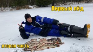 Первый лёд! Желаю всем такого шикарного открытия. Зимняя рыбалка 2020.