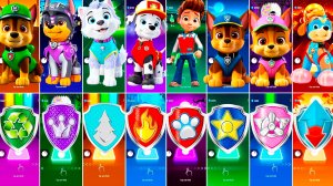 Мультики для Детей Щенячий Патруль Tiles Hop - РОККИ, ЭВЕРЕСТ, МАРШАЛЛ, РАЙДЕР