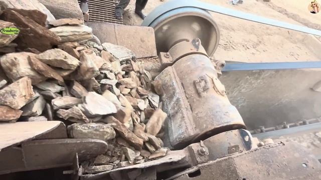 Строительство, дробление щебёнки смотреть онлайн