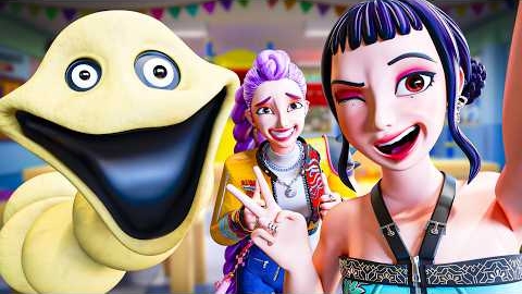 Руми и голодный червь в школе. Охотники на демонов