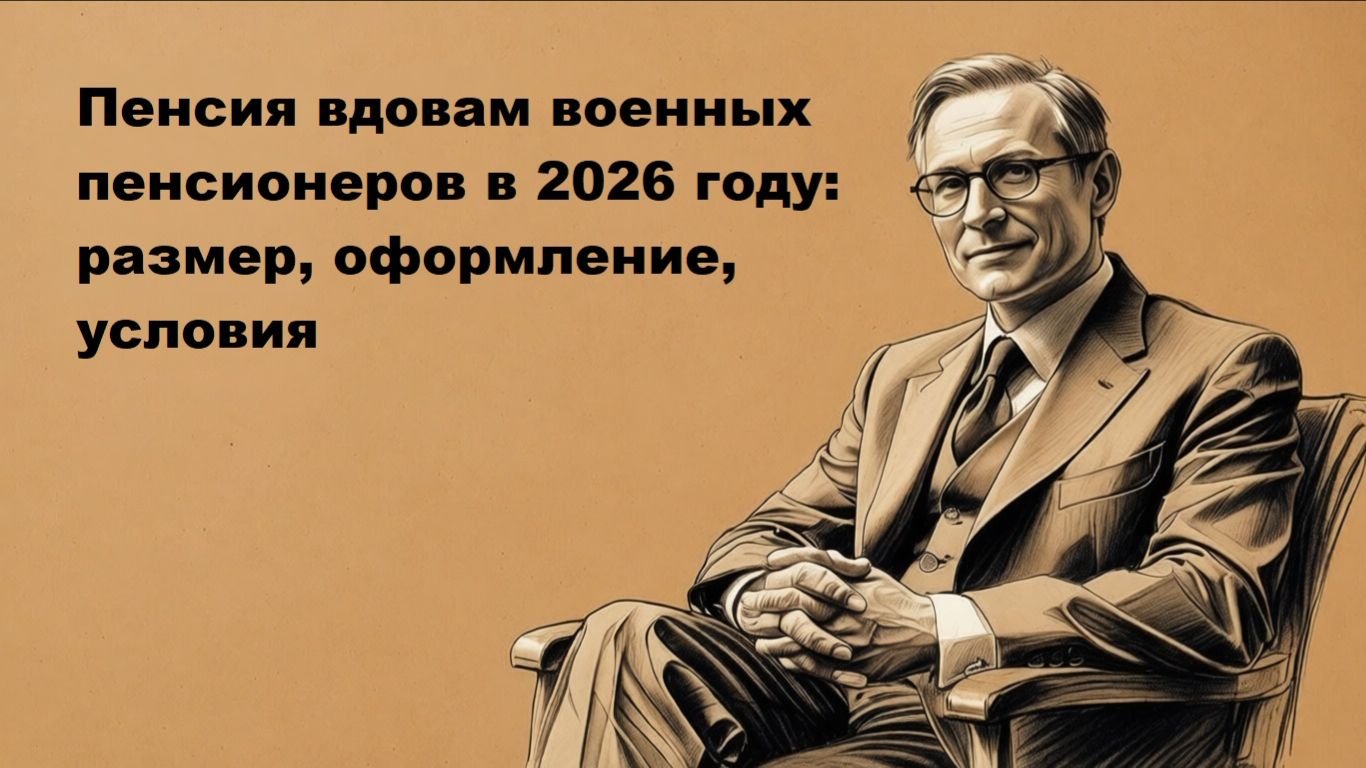 Пенсия вдовам военных пенсионеров в 2026 году: размер, оформление, условия смотреть онлайн