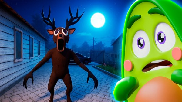 Скачал ОБНОВЛЕНИЕ Побега Пацана 2: Деревня! НО я убегаю от ОЛЕНЯ 99 НОЧЕЙ