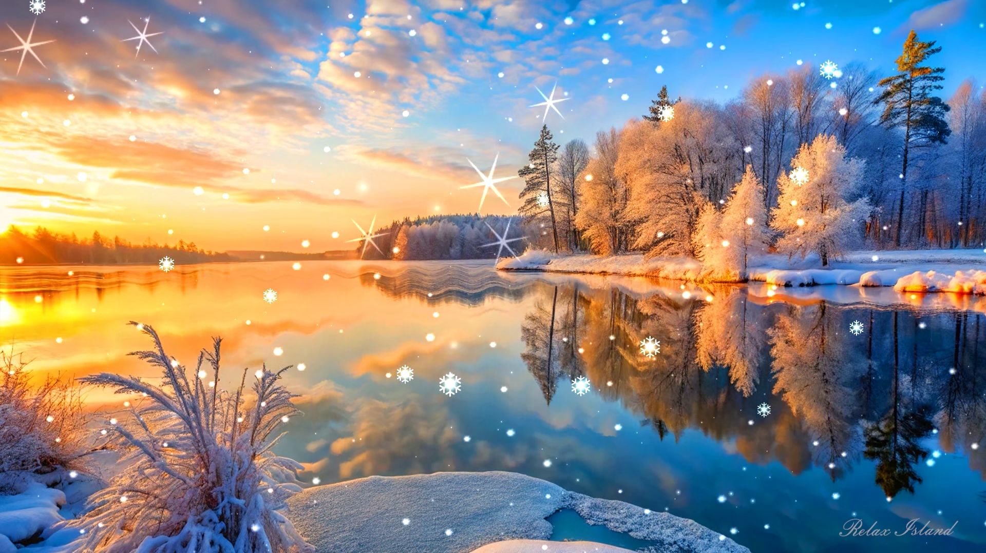 ❄️ БЕЗУМНО КРАСИВАЯ УСПОКАИВАЮЩАЯ МУЗЫКА ДЛЯ СНА 🎵 ЗИМНЯЯ РАССЛАБЛЯЮЩАЯ МУЗЫКА ДЛЯ ДУШИ НА ЗАКАТЕ смотреть онлайн