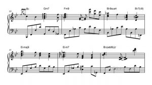 The More I See You - Beegie Adair - Piano transcription