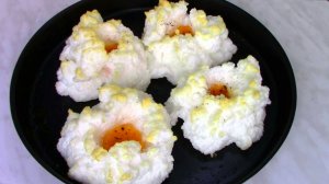 Вкусный завтрак яиц.