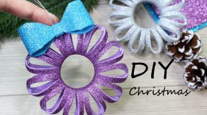 Мастер-класс Новогодняя игрушка из фоамирана. Игрушка на ёлку