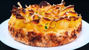 Картофельная «РОЗА» с Мясом и Грибами! Шедевр на Ужин, Который Проще, Чем Кажется