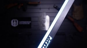 Световой меч с искрами, паром, звуком и различными цветами RGB