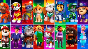 Мультики для Детей Щенячий Патруль Tiles Hop - ЗУМА, МАРШАЛЛ, СКАЙ, ЭВЕРЕСТ, ГОНЩИК, РОККИ