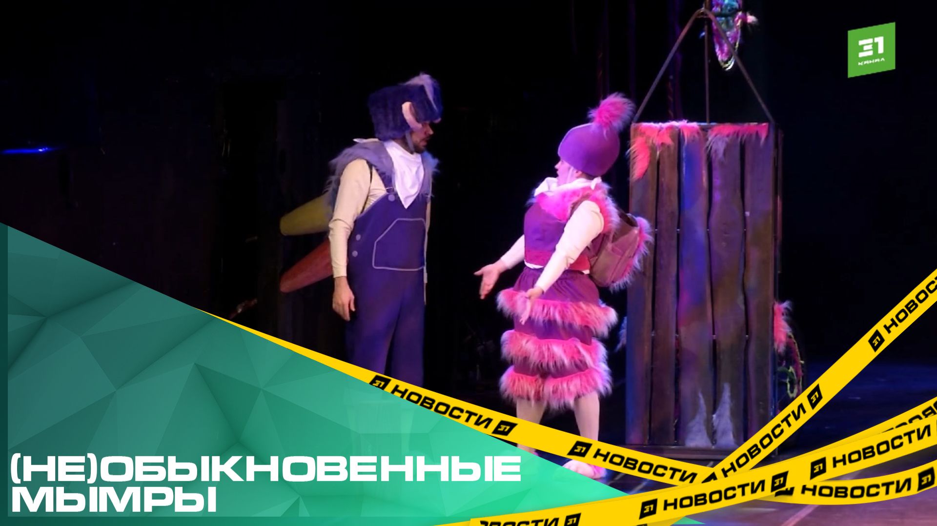 (Не)обыкновенные мымры. В Камерном театре премьера новогоднего спектакля «Чудо в перьях» смотреть онлайн