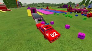 МУЛЬТИКИ ПРО МАШИНКИ: виу-виу по улице — полицейская машина в движении