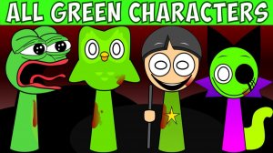 INCREDIBOX SPRUNKI ВСЕ ЗЕЛЕНЫЕ СПРУНКИ ФАЗА 2 АМ НЯМ ДУОЛИНГО | ТЕМНЫЕ SPRUNKI