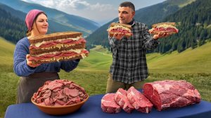 Знаменитые бутерброды, которые мы готовили в нашей горной деревне!