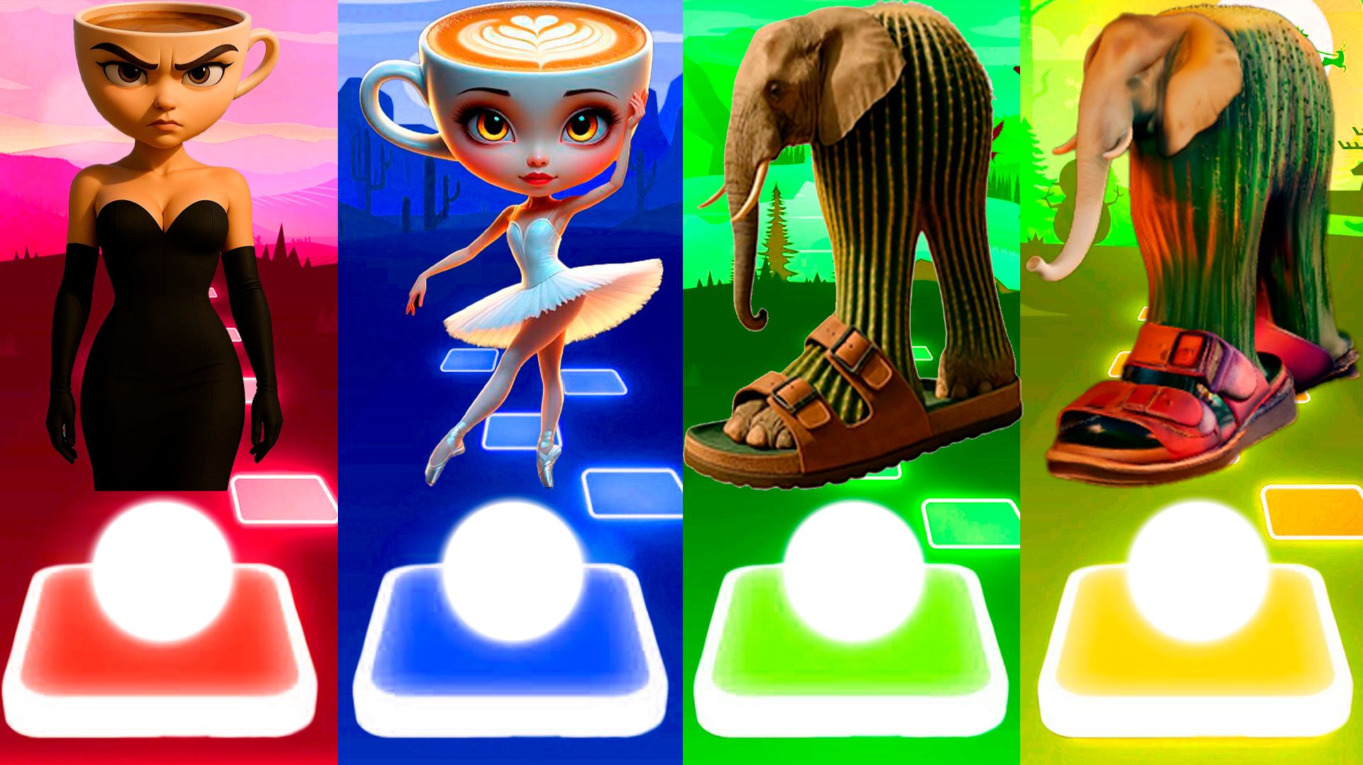 БАЛЕРИНА КАПУЧИНО 🆚 БАЛЕРИНА КАПУЧИНО 🆚 ЛИРИЛИ ЛАРИЛА 🆚 ЛИРИЛИ ЛАРИЛА | Tiles Hop №320 смотреть онлайн