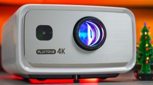 ЯРЧЕ ТЕЛЕВИЗОРА 🔥 4K Проектор Flixtone D10S - 4000 ANSI, 3+128Гб, 3D звук и Блютуз колонка