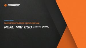 Полуавтоматические сварочные аппараты REAL MIG 250 (N2A7) и (N2A8)