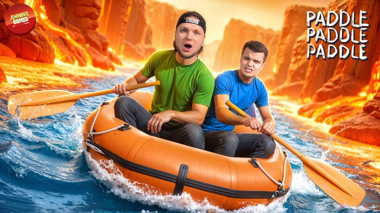 [Дюшес Games] ГРЕБИ ВЕСЛОМ! МЫ ПОССОРИЛИСЬ?! Puddle Puddle Puddle смотреть онлайн