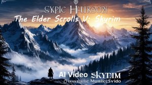 Скайрим, но это нейросеть.  Epic Skyrim Music Video. elderscrolls skyrim aivideo