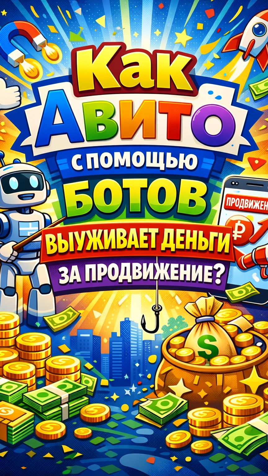 Как Авито с помощью ботов выуживет деньги за продвижение смотреть онлайн
