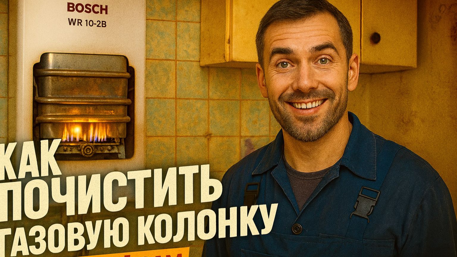 Как почистить газовую колонку Бош WR 10-2B