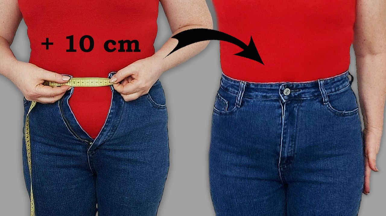 Расширяю джинсы в поясе на 10 см — портные не хотят, чтобы вы знали! (Быстро и незаметно) смотреть онлайн