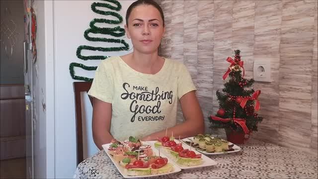 Фуршетные Закуски Рецепты за 5 минут Закуски на Праздник Праздничный стол Меню на Новый Год смотреть онлайн