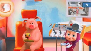 Маша и Медведь | Маша Зубной Врач | Маша Стоматолог Лечит Зубки Лесной Братве Смотреть