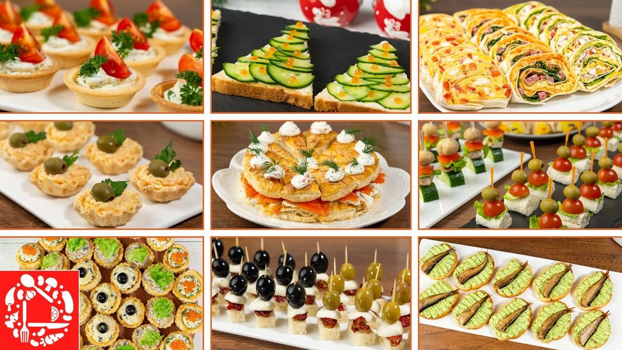 Рецепты закусок на праздник 25 простых и вкусных идей смотреть онлайн