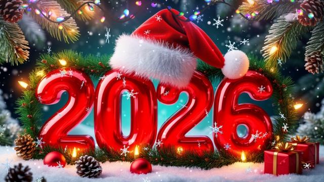 С Новым 2026 годом! Новогодний Футаж №4  для Творчества! Новогодние Футажи