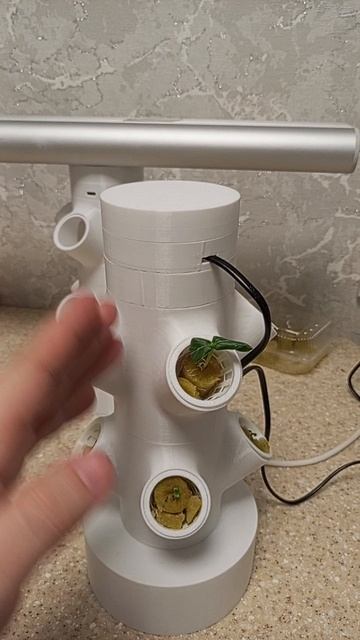 Настольная гидропонная установка на 3Д принтере устройство и технические решения ЧАСТЬ 4 смотреть онлайн