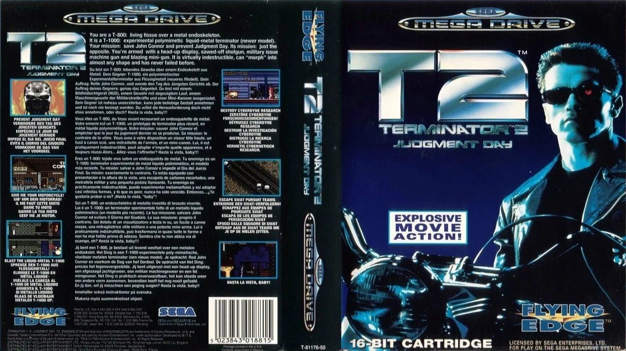 Terminator 2 Judgment Day  (Sega MegaDrive)