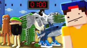 Что Если ИТАЛЬЯНСКИЕ ЖИВОТНЫЕ попадут в ИГРУ В КАЛЬМАРА в МАЙНКРАФТ?