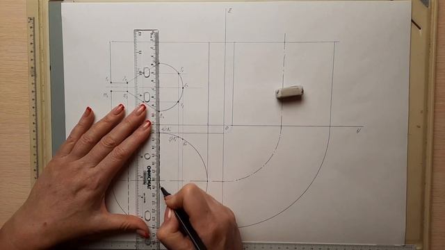 Начертательная геометрия Практическое занятие к "Лекции №6 Часть 1" смотреть онлайн