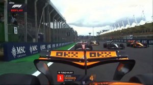 Авария Пиастри, Антонелли и Леклера Гран-при Сан-Паулу (гонка)