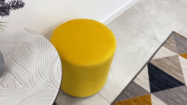 Кит 1 пуф велюр желтый смотреть онлайн