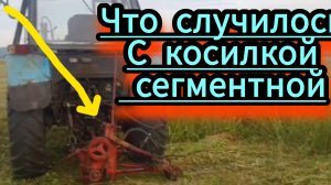 Косим косилкой сегментной КСФ-2.1 и трактором МтЗ.Плюсы сегментной косилки.